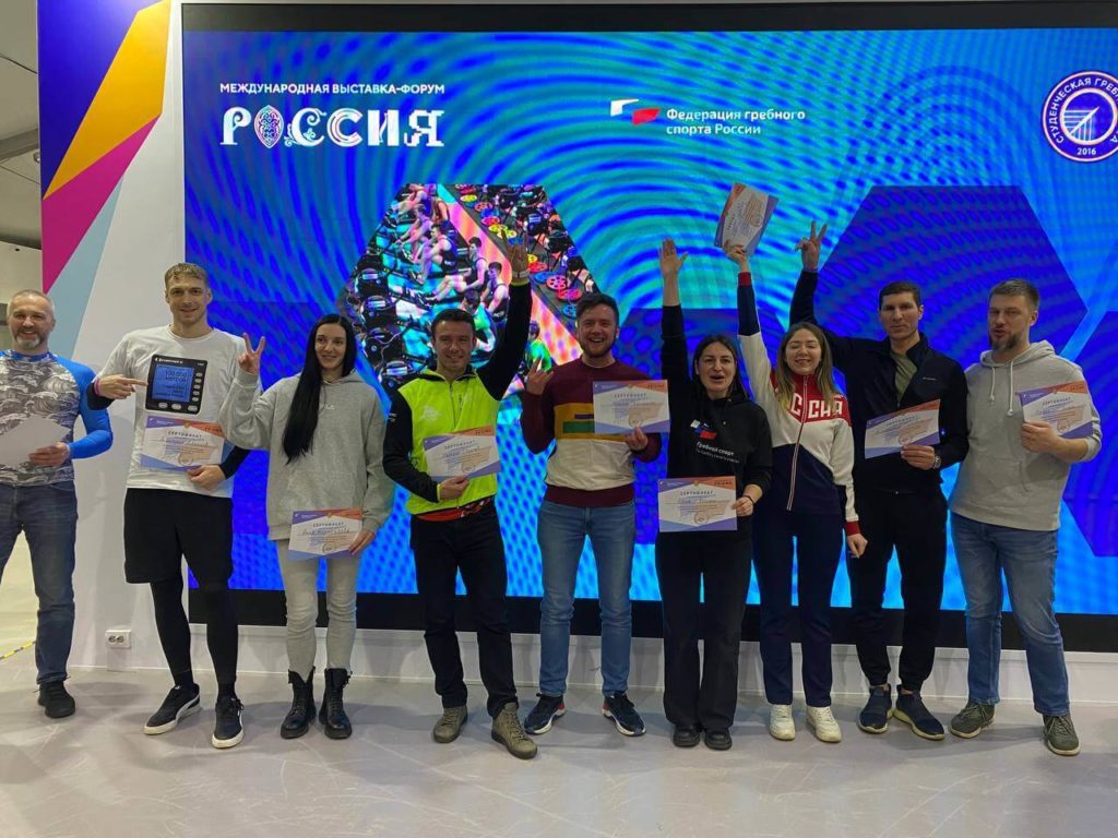 Установлен новый рекорд страны по гребле-индор на 100 000 метров!