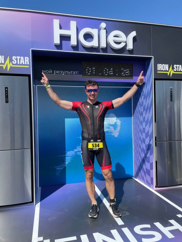 Валерий Сарычев занял третье место в IRONSTAR